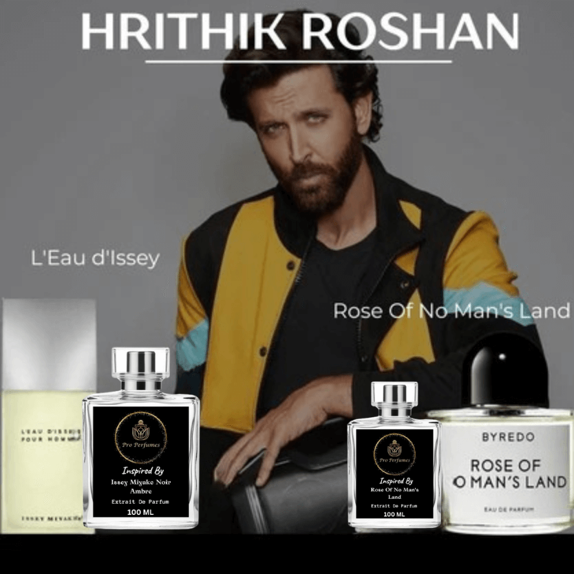 Hrithik Roshan - L'Eau d'Issey by Issey Miyake & Rose Of No Man's Land Byredo Combo