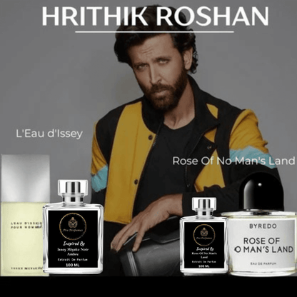 Hrithik Roshan - L'Eau d'Issey by Issey Miyake & Rose Of No Man's Land Byredo Combo