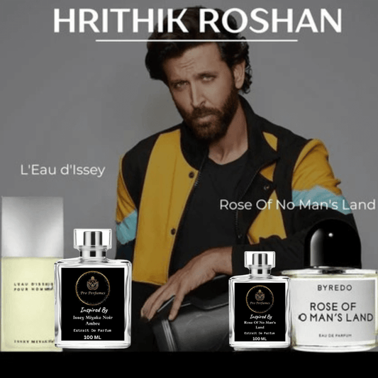 Hrithik Roshan - L'Eau d'Issey by Issey Miyake & Rose Of No Man's Land Byredo Combo